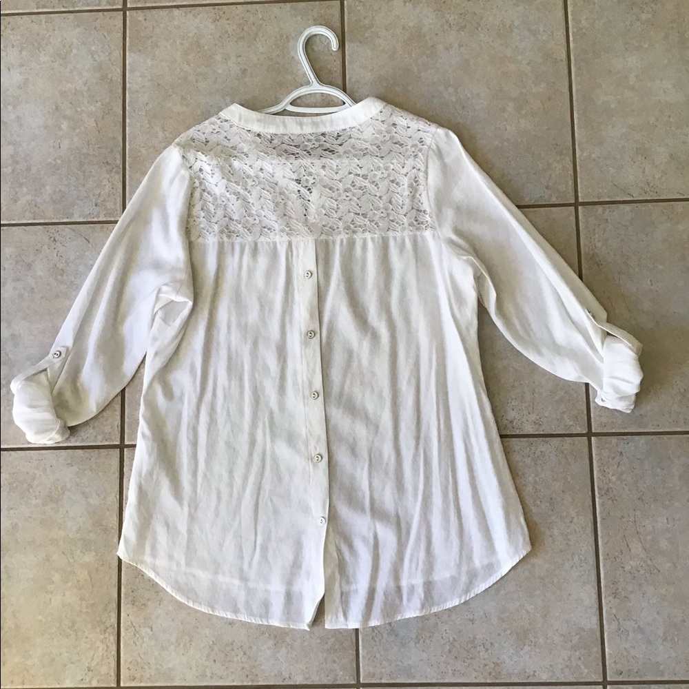 💟💟 Gorgeous White Blouse Ladies Size M ✨✨